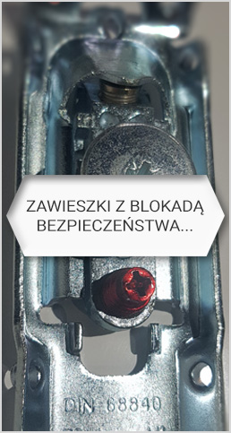 zawieszki z blokadą